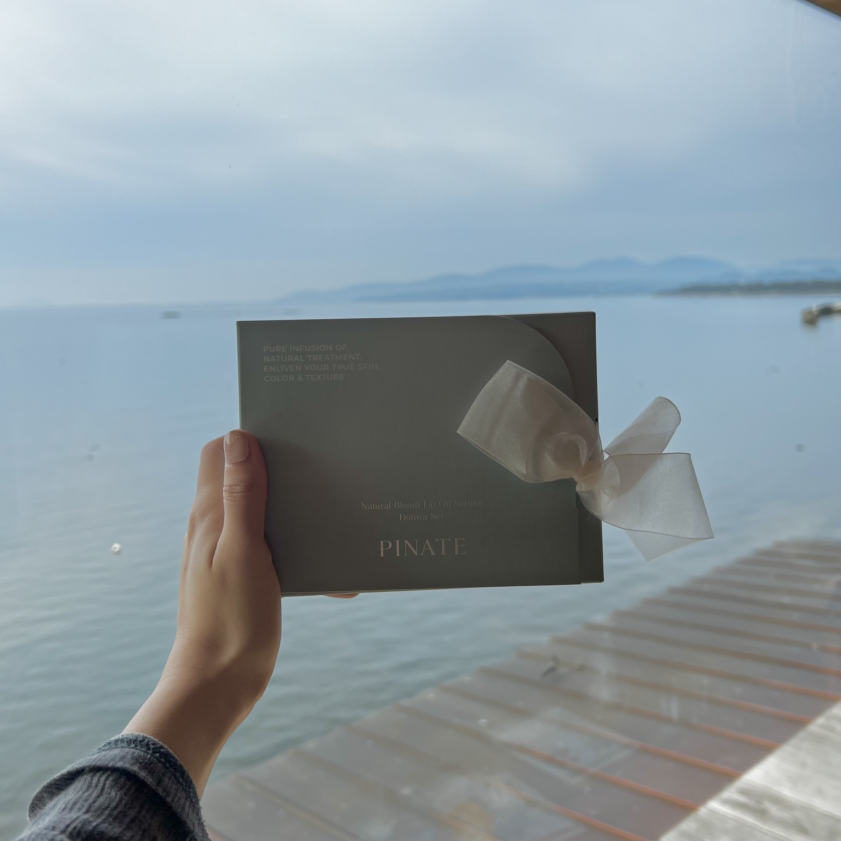 ナチュラルブルームリップオイルセラム 3色セット/PINATE/リップグロスを使ったクチコミ（1枚目）