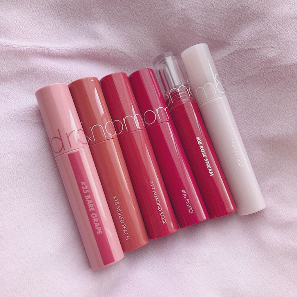 グラスティングウォーターティント 韓服エディション/rom&nd/リップティントを使ったクチコミ（2枚目）