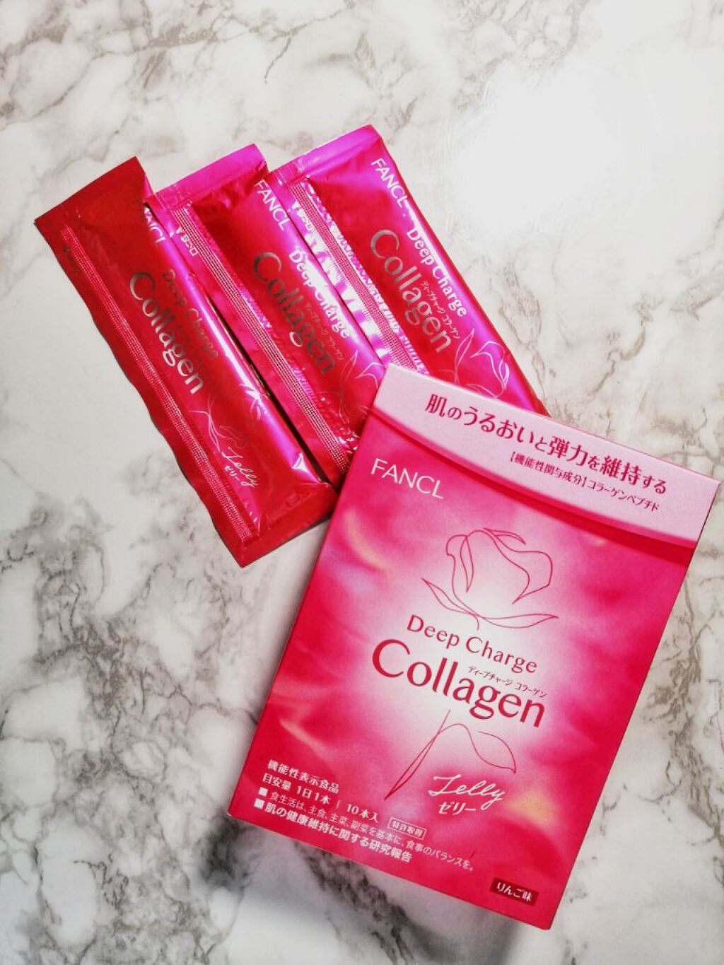 ディープチャージ  コラーゲン スティックゼリー/ファンケル/美容サプリメントを使ったクチコミ（1枚目）