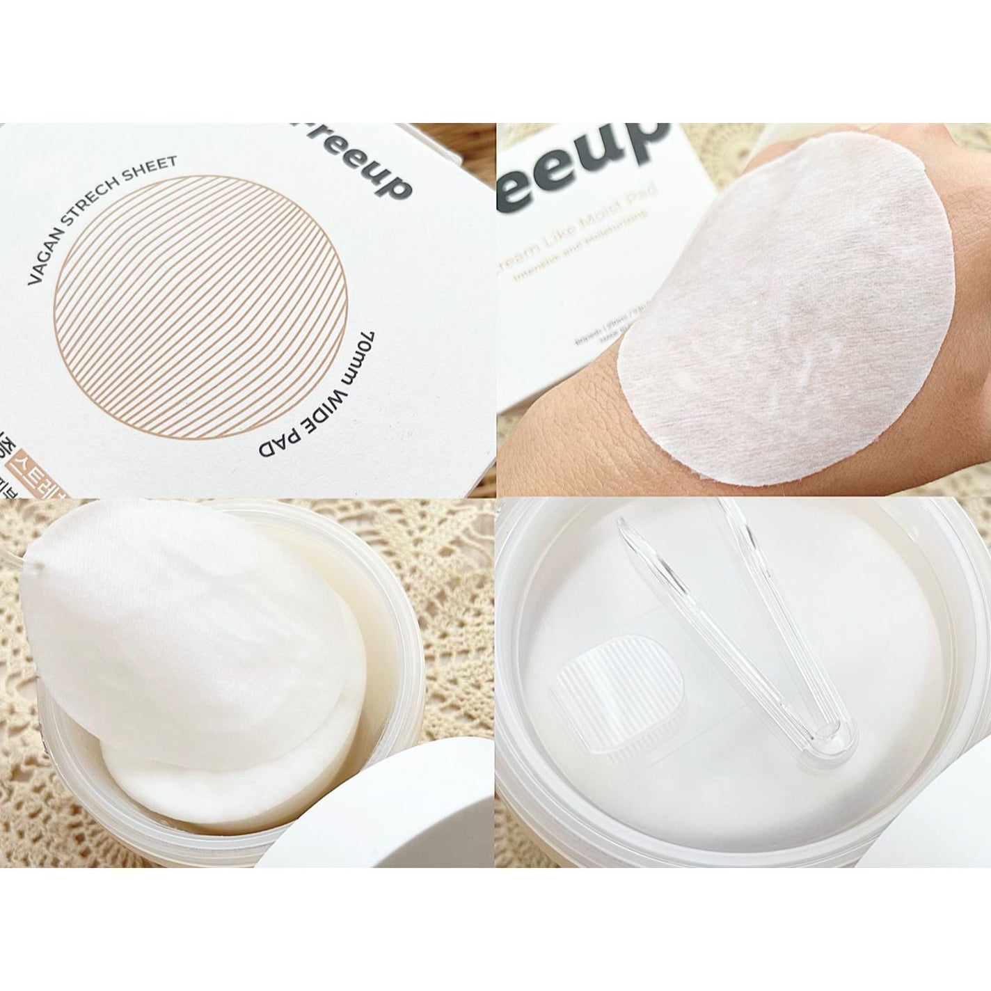 クリームライクモイストパッド/FREEUP/トナーパッドを使ったクチコミ(2枚目)