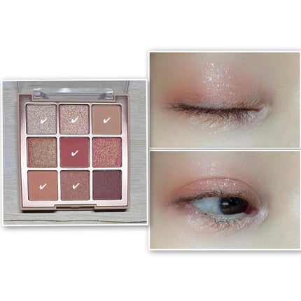 シャドウパレット/dasique/アイシャドウパレットを使ったクチコミ(5枚目)