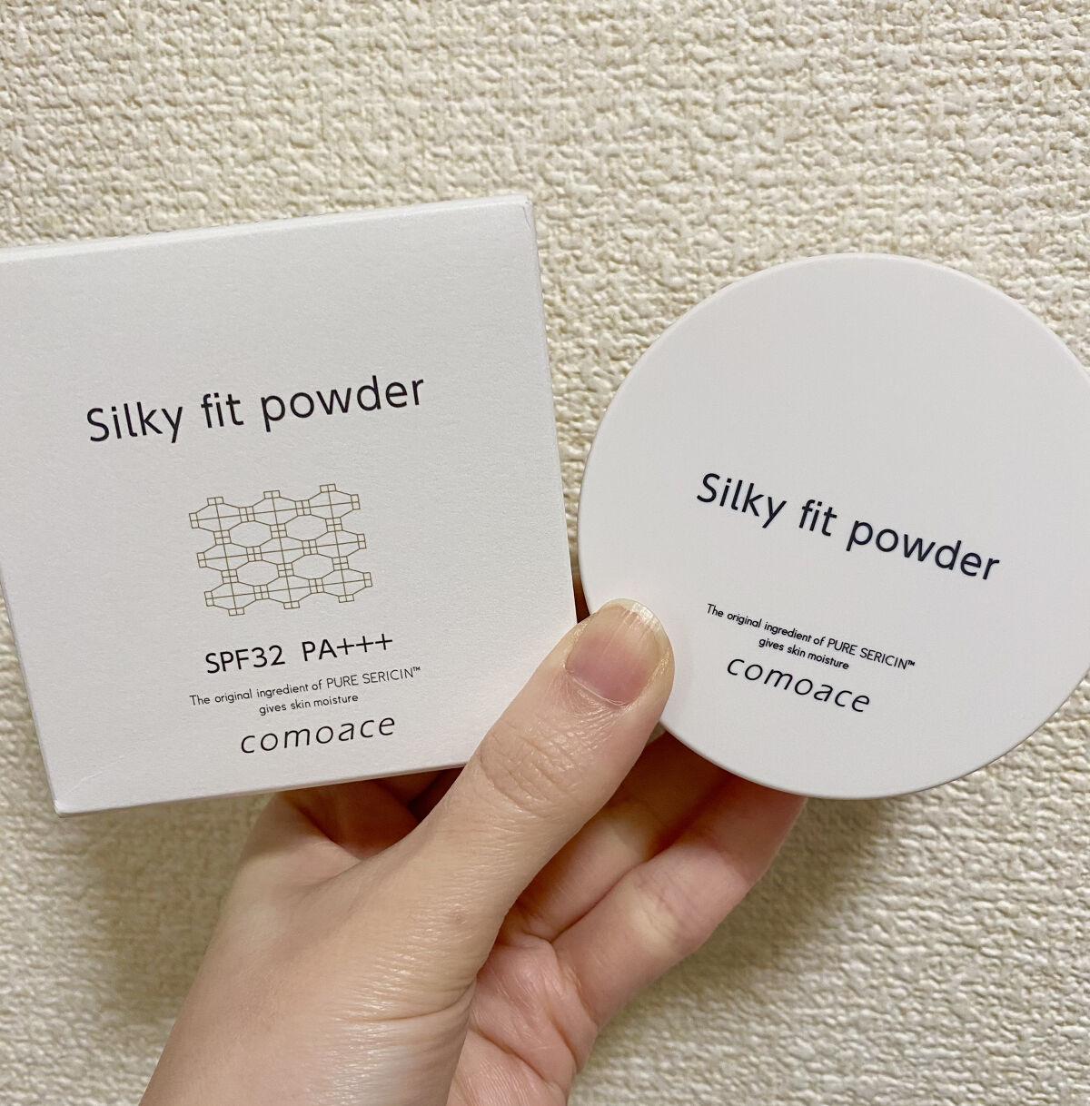 シルキーフィットパウダー /コモエース/ルースパウダーを使ったクチコミ（1枚目）