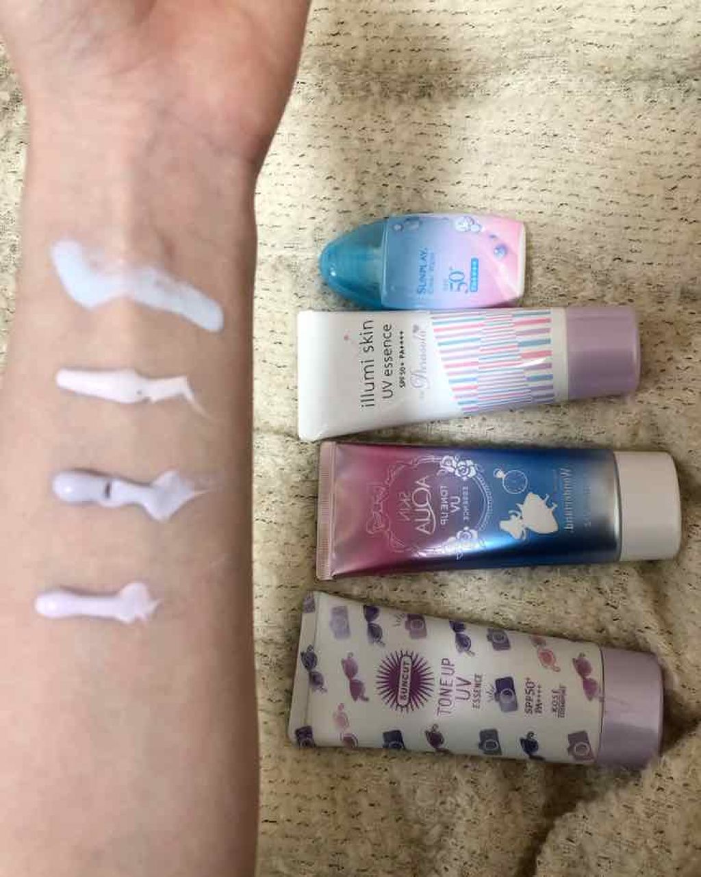 スキンアクア トーンアップUVエッセンス/スキンアクア/日焼け止めクリームを使ったクチコミ（2枚目）