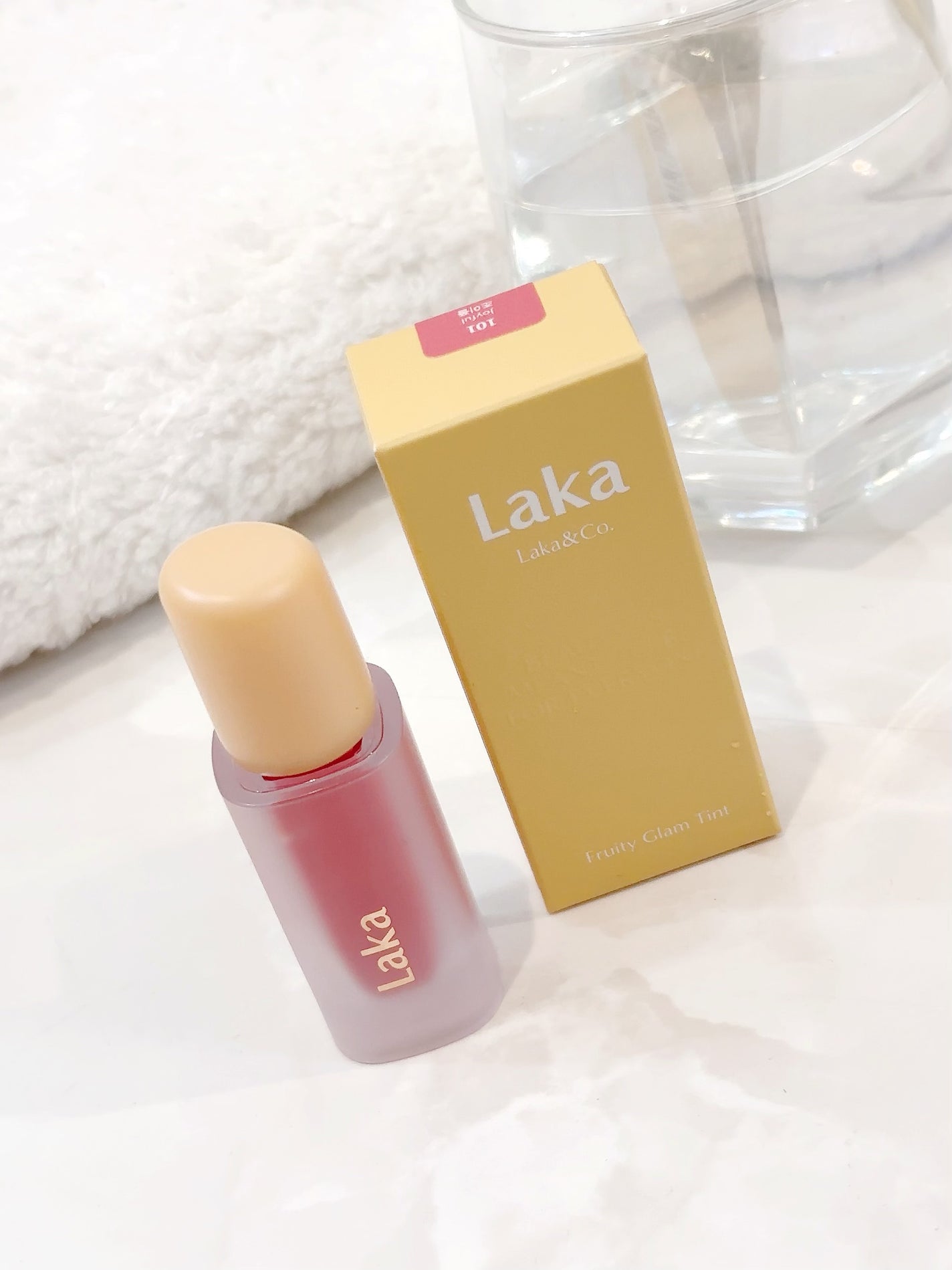 フルーティーグラムティント/Laka/リップティントを使ったクチコミ(4枚目)