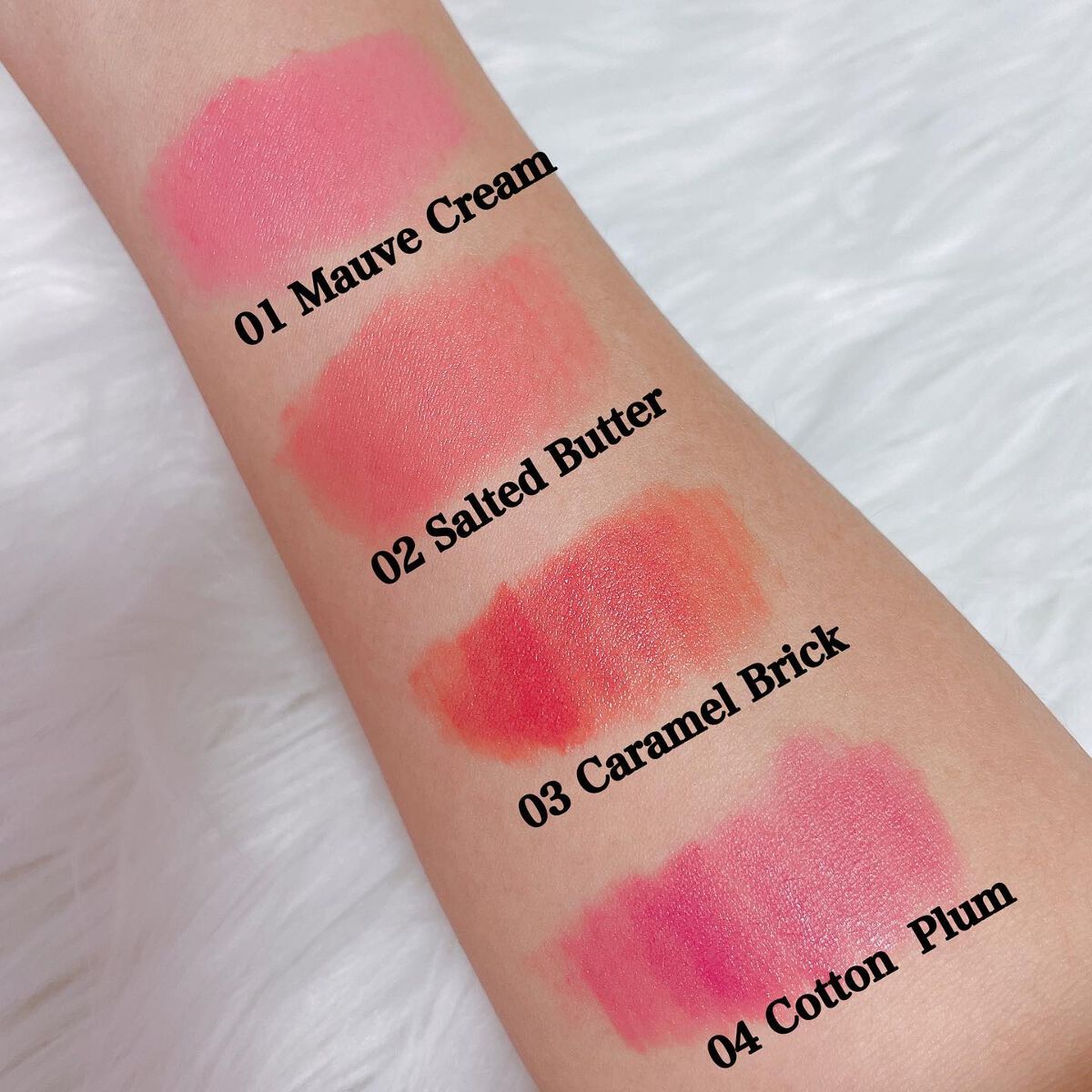 クリームドゥバターティント/dasique/リップティントを使ったクチコミ（3枚目）