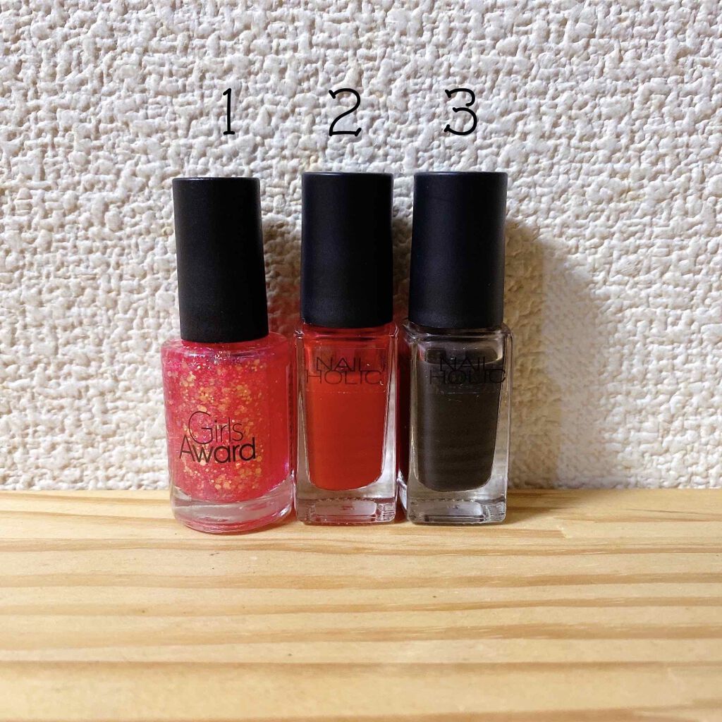 ネイルホリック Juicy color RD404/ネイルホリック/マニキュアを使ったクチコミ（3枚目）