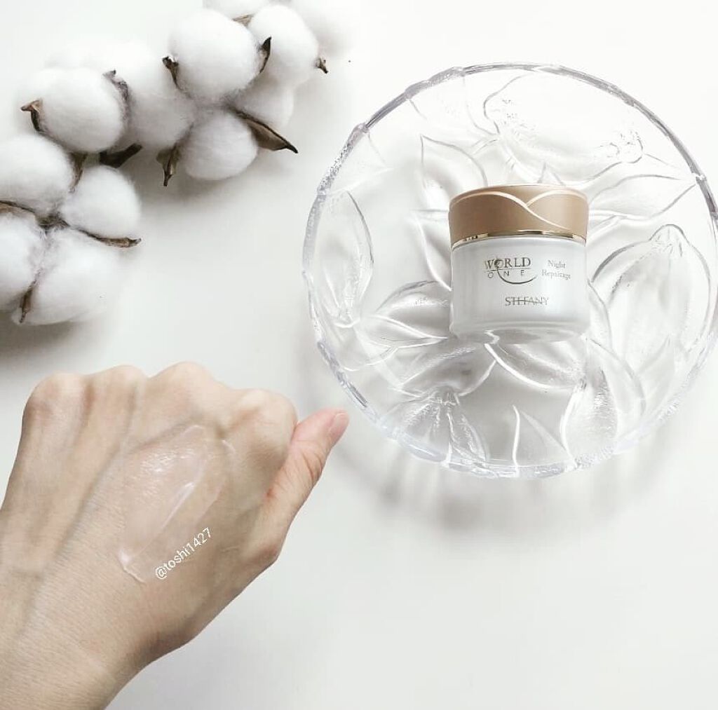 ワールド ワン ナイトリペアージュ/ステファニー/フェイスクリームを使ったクチコミ（3枚目）