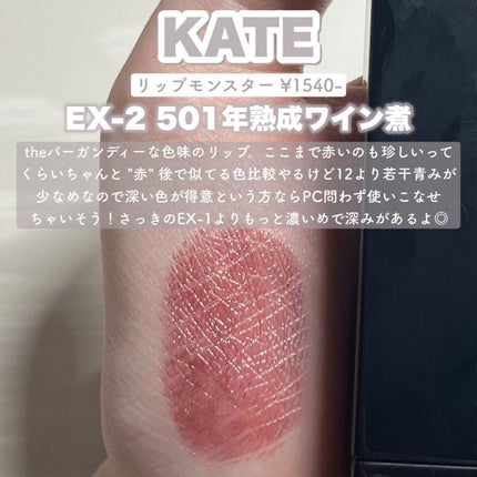 ケイト リップモンスター/KATE/口紅を使ったクチコミ(4枚目)