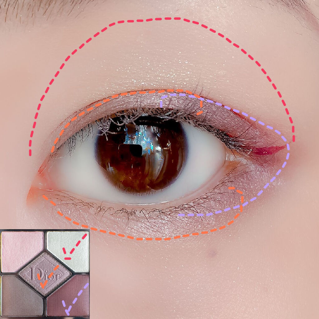 【旧】サンク クルール クチュール/Dior/アイシャドウパレットを使ったクチコミ（3枚目）