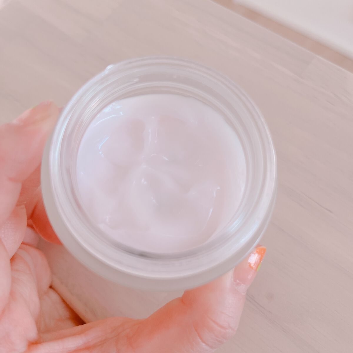 ローズウォーター スリーピングマスク/FEMMUE/フェイスクリームを使ったクチコミ(2枚目)