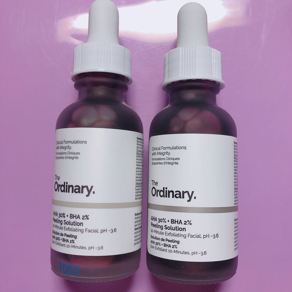 AHA 30% + BHA 2% Peeling Solution/The Ordinary/ピーリングを使ったクチコミ(7枚目)
