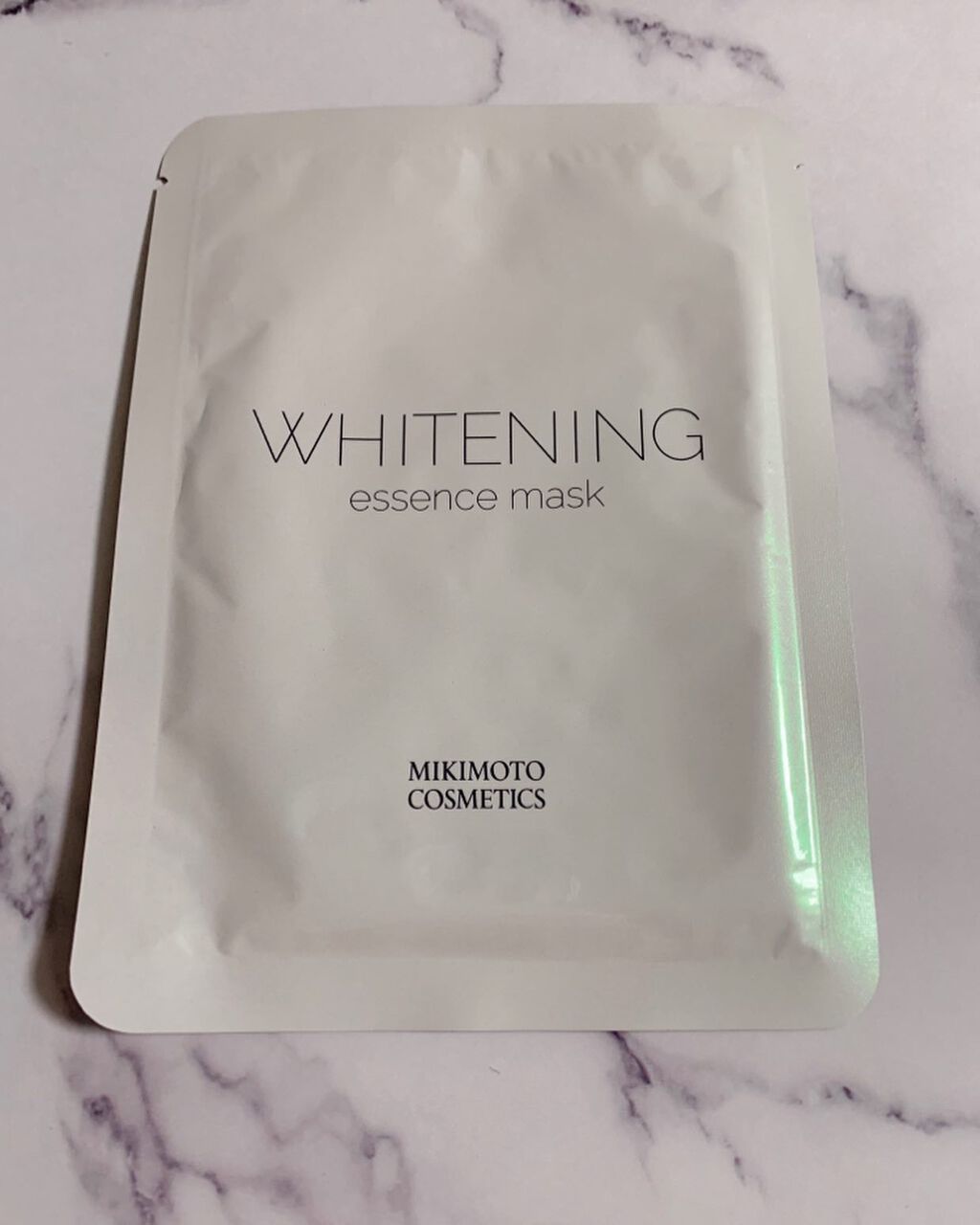 試してみた】ホワイトニング エッセンスマスク ミキモト