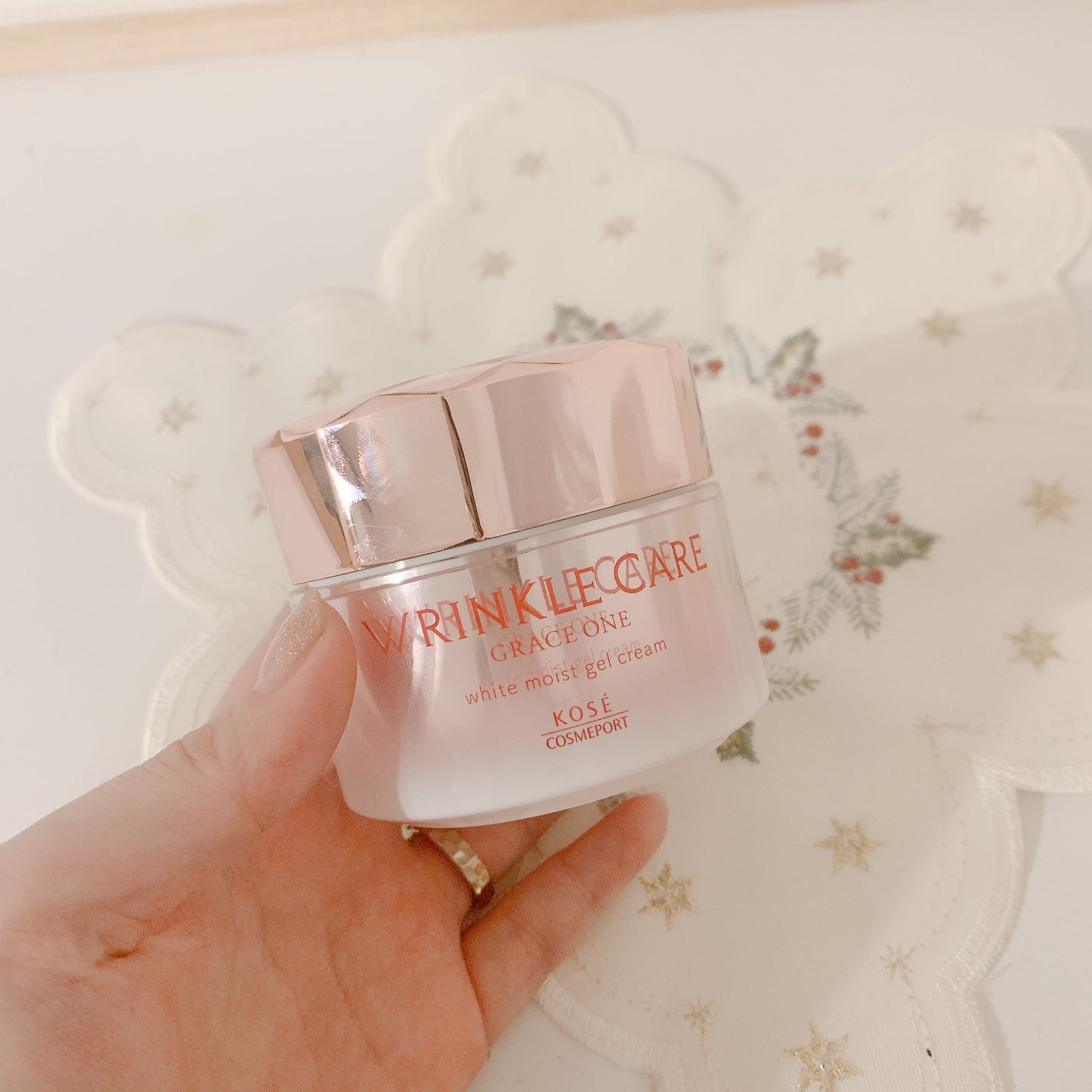 リンクルケア ホワイト モイストジェルクリーム/グレイスワン/オールインワン化粧品を使ったクチコミ(2枚目)