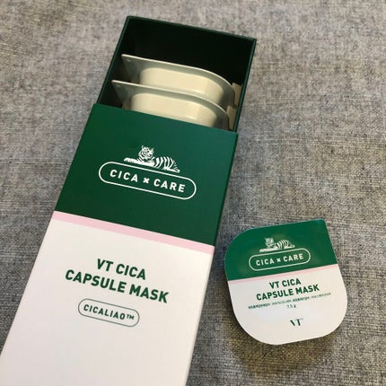 CICA カプセルマスク/VT/洗い流すパック・マスクを使ったクチコミ(1枚目)