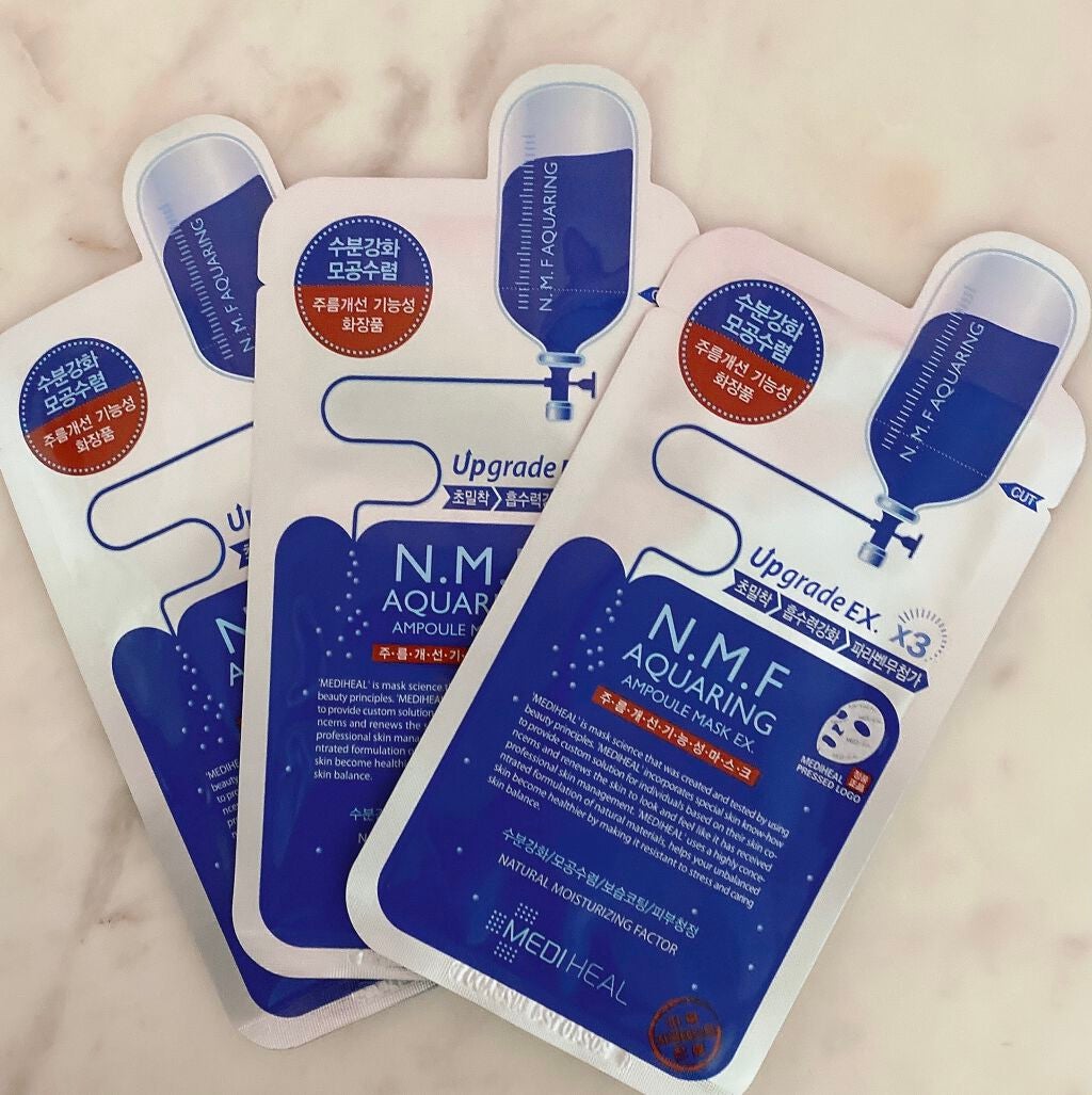 N.M.FアクアアンプルマスクJEX/MEDIHEAL/シートマスク・パックを使ったクチコミ(1枚目)