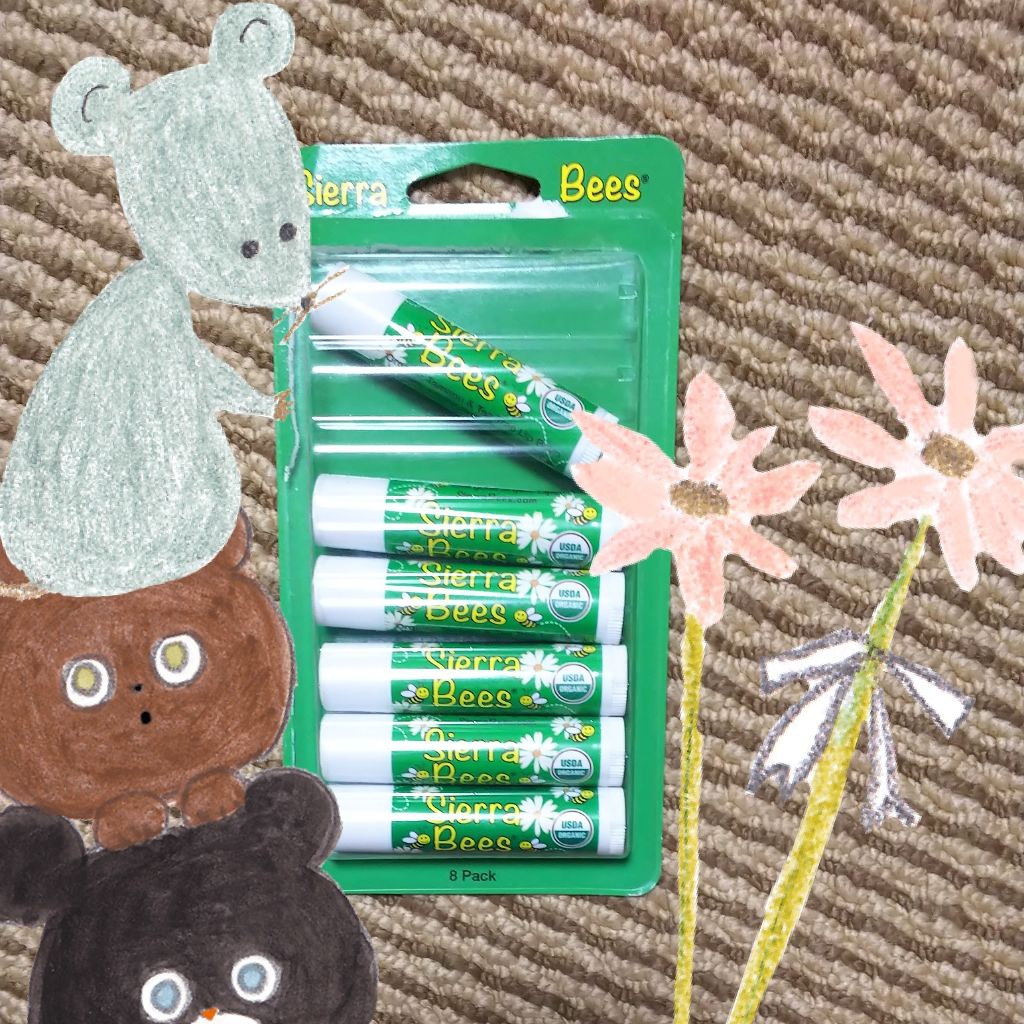Organic Lip Balm/Sierra Bees/リップバームを使ったクチコミ（1枚目）