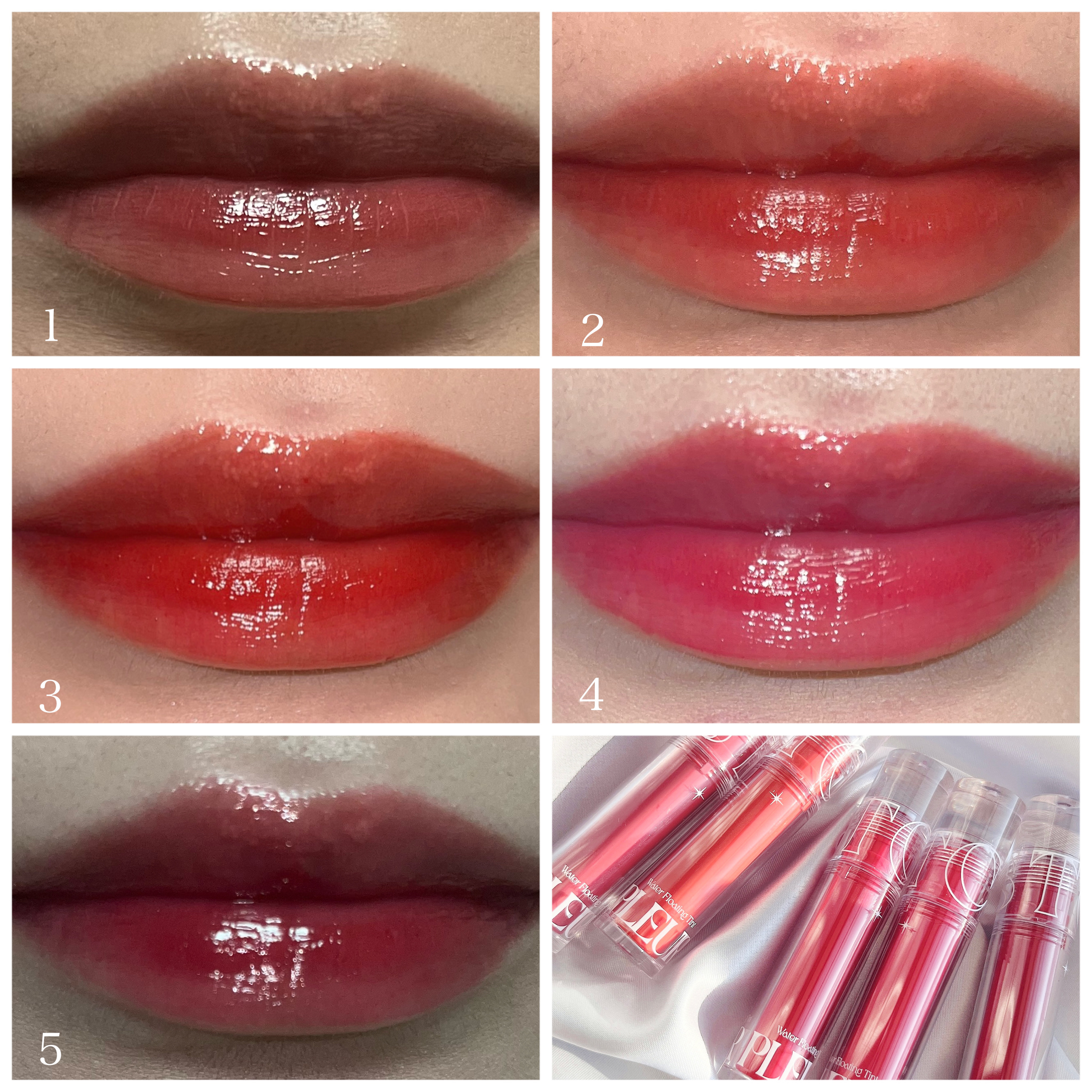 プリュールティント #1 ドリズル/too cool for school/リップティントを使ったクチコミ（2枚目）