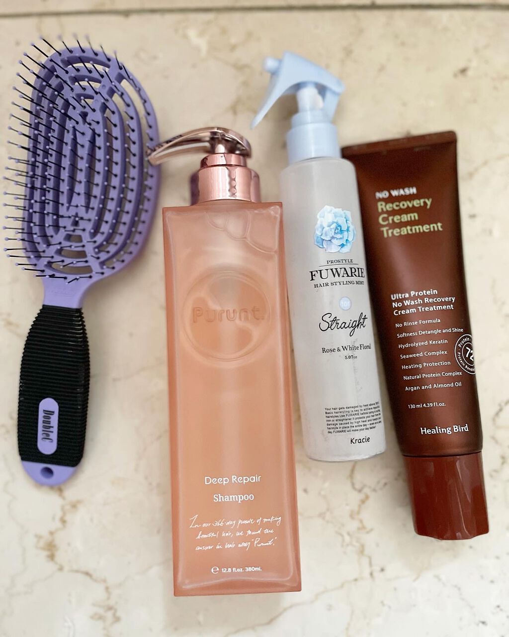 プルント ディープリペア美容液シャンプー／トリートメント シャンプー 380mL/Purunt./市販シャンプーを使ったクチコミ（1枚目）