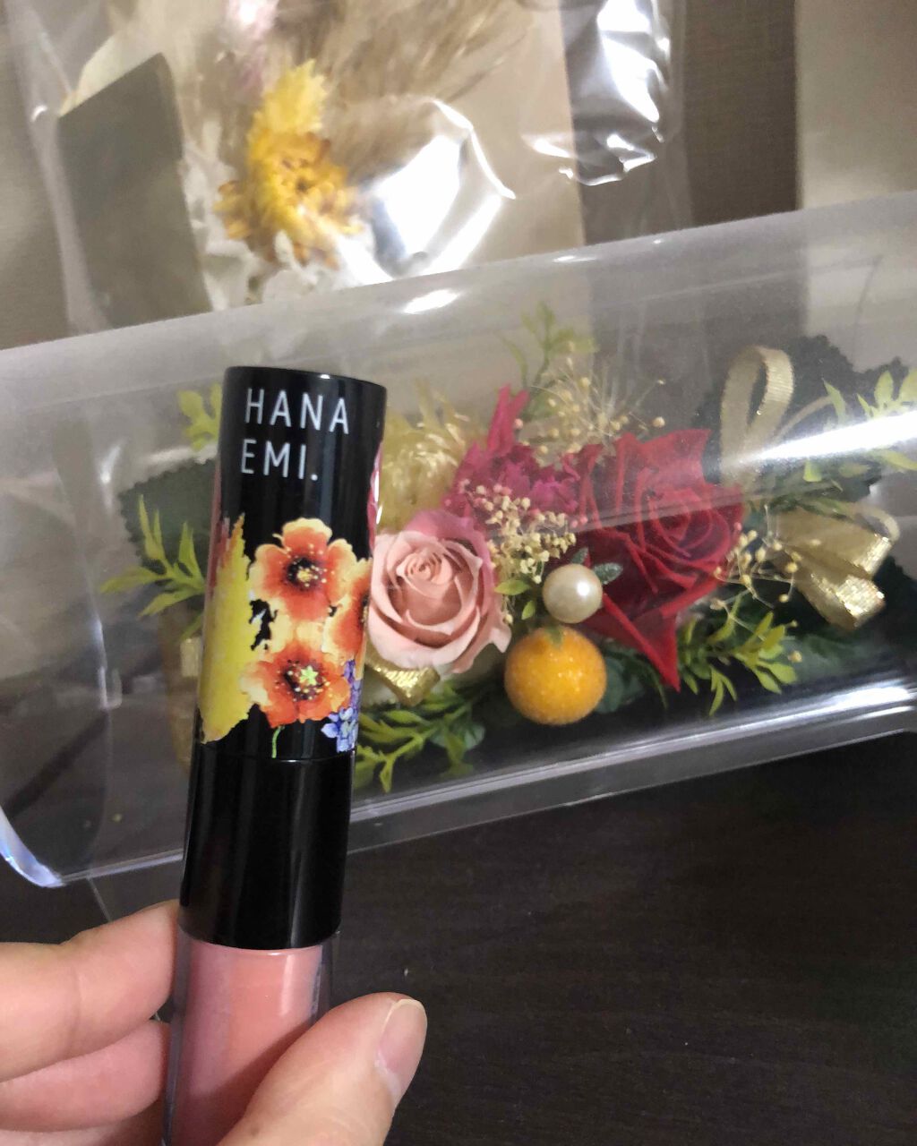 HANAEMI. マーブルリップ&グロス/HANAEMI./口紅を使ったクチコミ（1枚目）