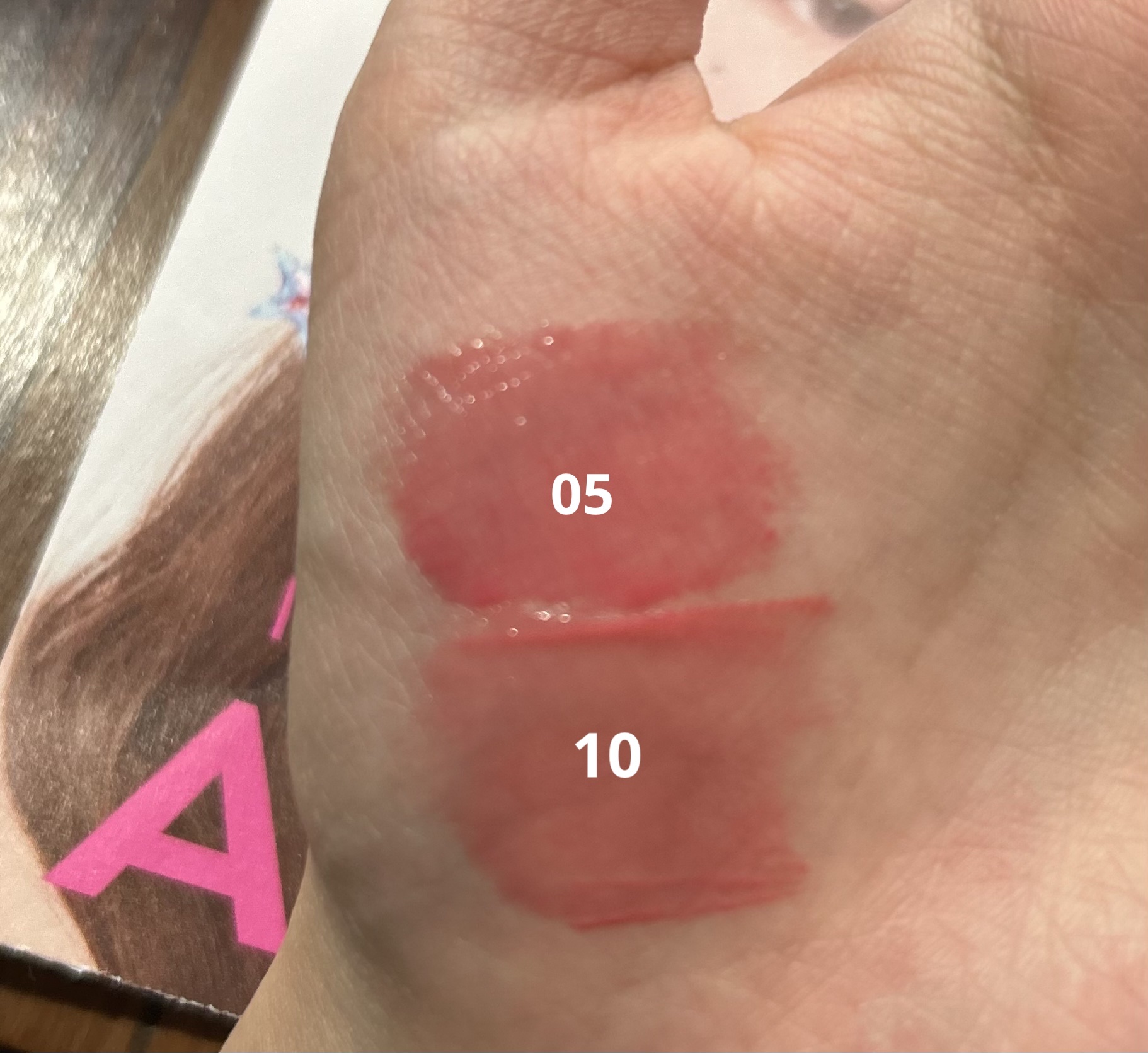 デューティント 05 ストロベリー/AMUSE/リップティントを使ったクチコミ（2枚目）