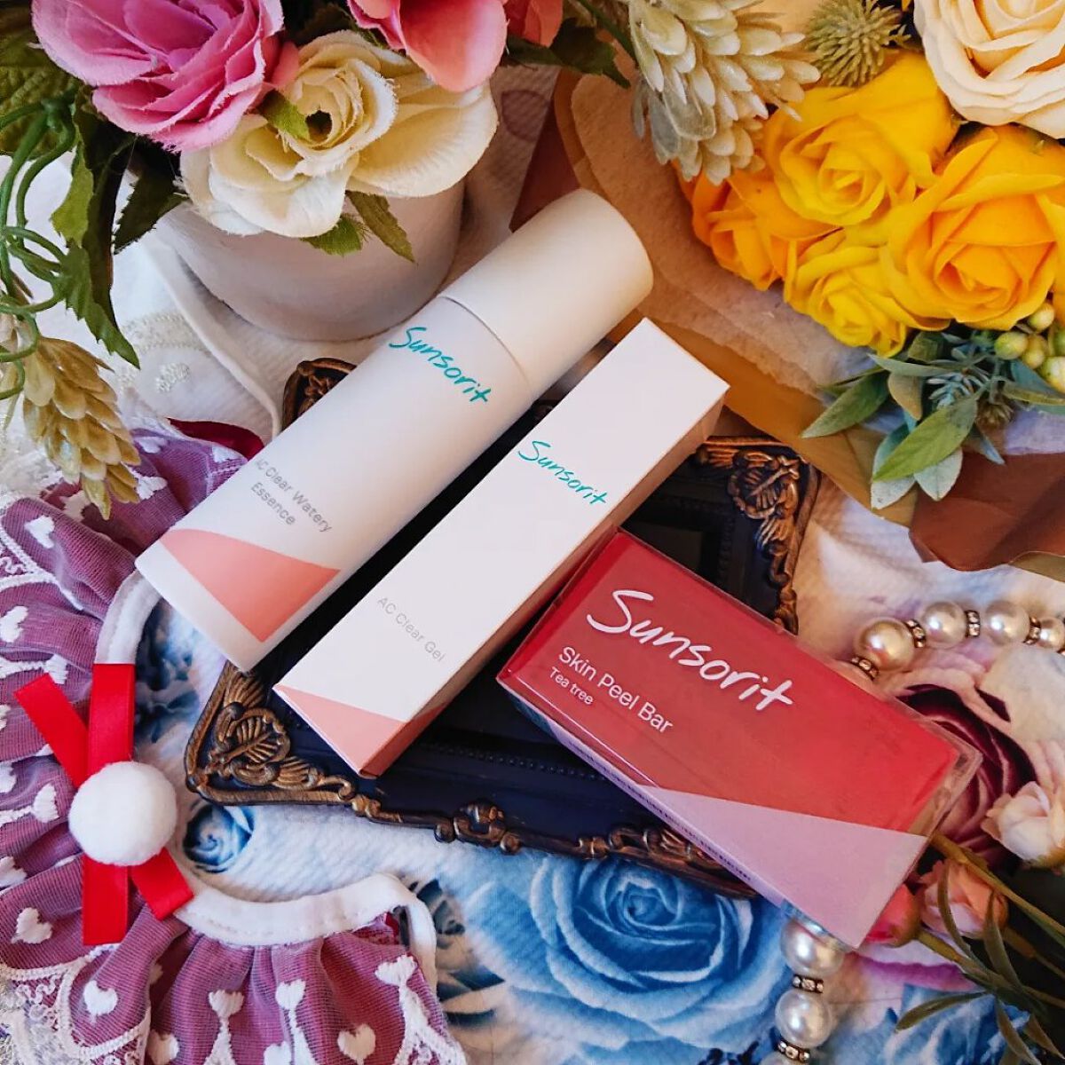 スキンピールバー ティートゥリー/サンソリット/洗顔石鹸を使ったクチコミ（1枚目）