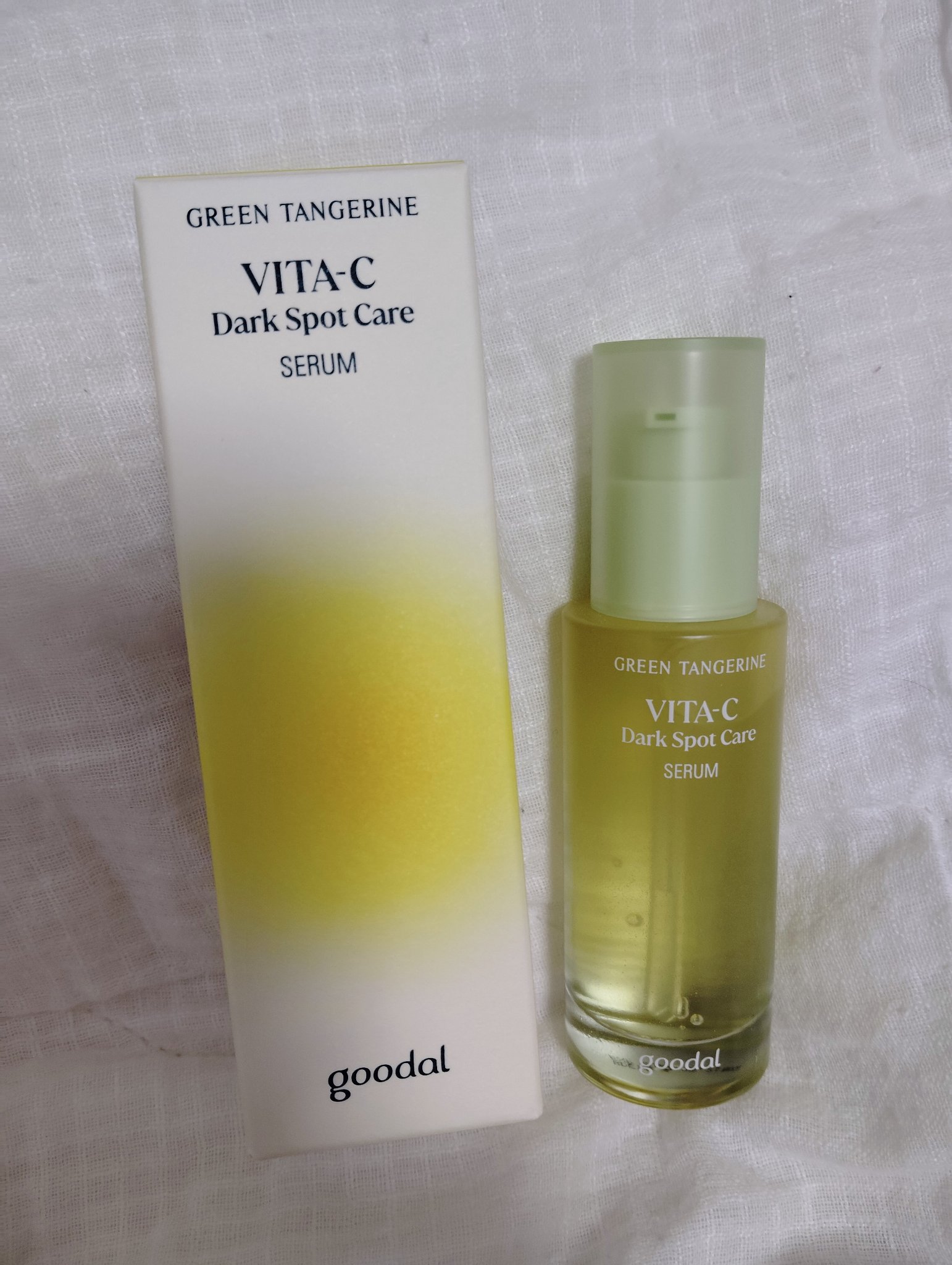 ✧  goodal　グリーンタンジェリン ビタC ダークスポットケアセラム  ✧


LIPSプレゼントで当選して提供でいただきました🎁♡

今の季節、夏の乾燥肌をケアできる商品はうれしい！ありがとうございます👶🏻🙌🏻
