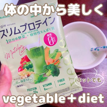 スリムプロテイン/vegie natural/ボディサプリメントを使ったクチコミ（1枚目）