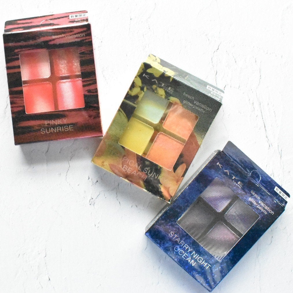 ビーチバカンスグリッターパレット/KATE/アイシャドウパレットを使ったクチコミ(4枚目)