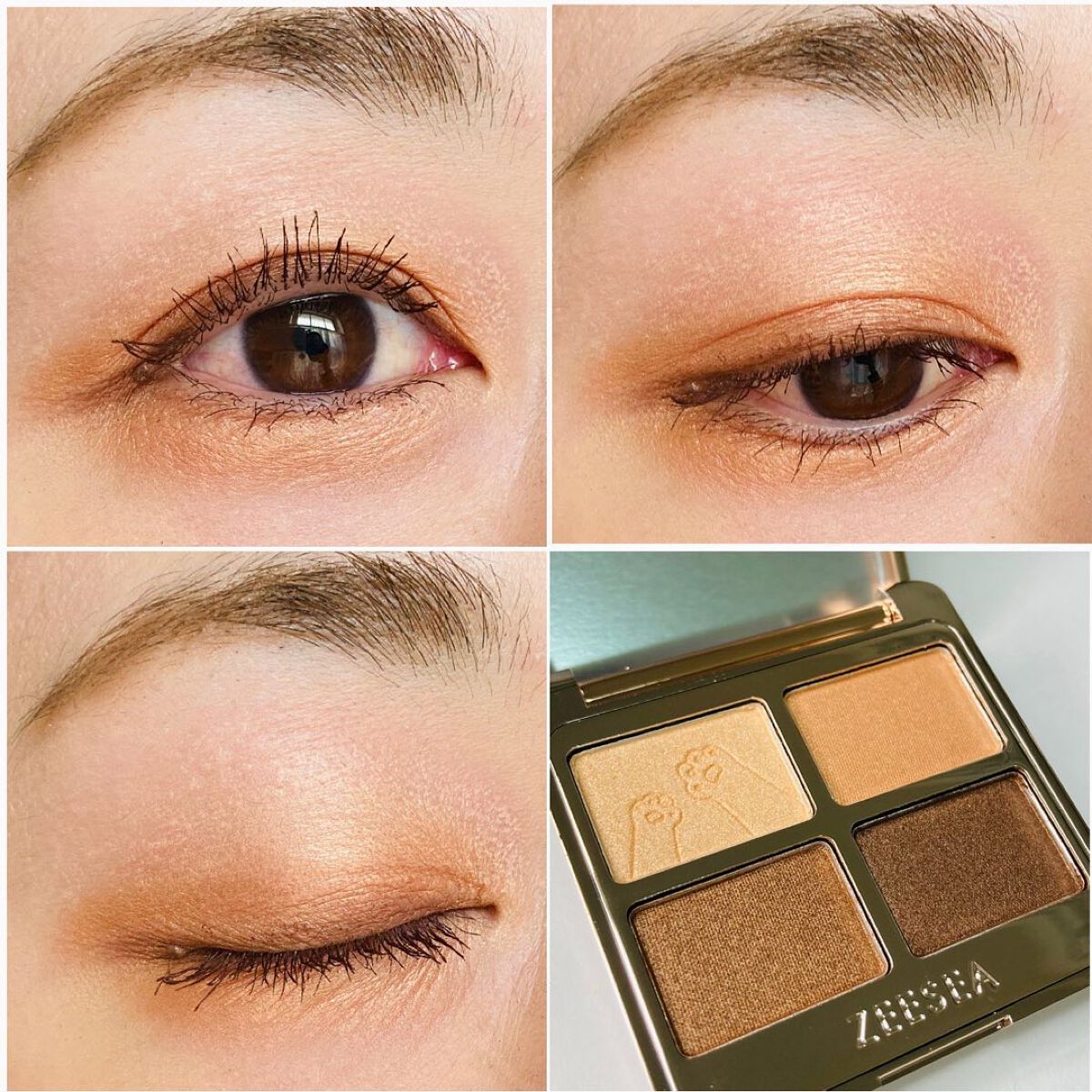 アニマルアイシャドウ(4シェード)/ZEESEA/アイシャドウパレットを使ったクチコミ(4枚目)
