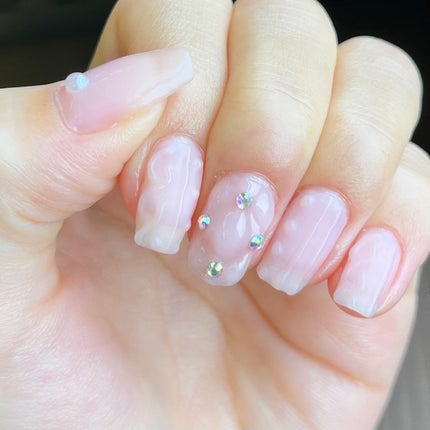 ジェルネイル(ライト対応)/セリア/ジェルネイルを使ったクチコミ(4枚目)