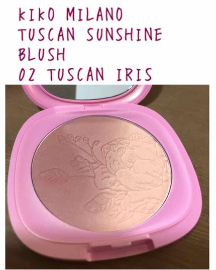 TUSCAN SUNSIHNE BLUSH/KIKO/パウダーチークを使ったクチコミ(1枚目)