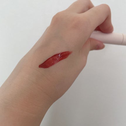 ジューシーリップティント 02 シナモンアップル/キャンメイク/口紅を使ったクチコミ(3枚目)