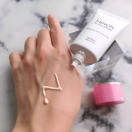 ミノン アミノモイスト エイジングケア デイクリームUV/ミノン/日焼け止めクリームを使ったクチコミ(4枚目)