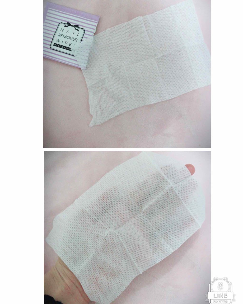 ネイルリムーバーシート/DAISO/除光液を使ったクチコミ(3枚目)