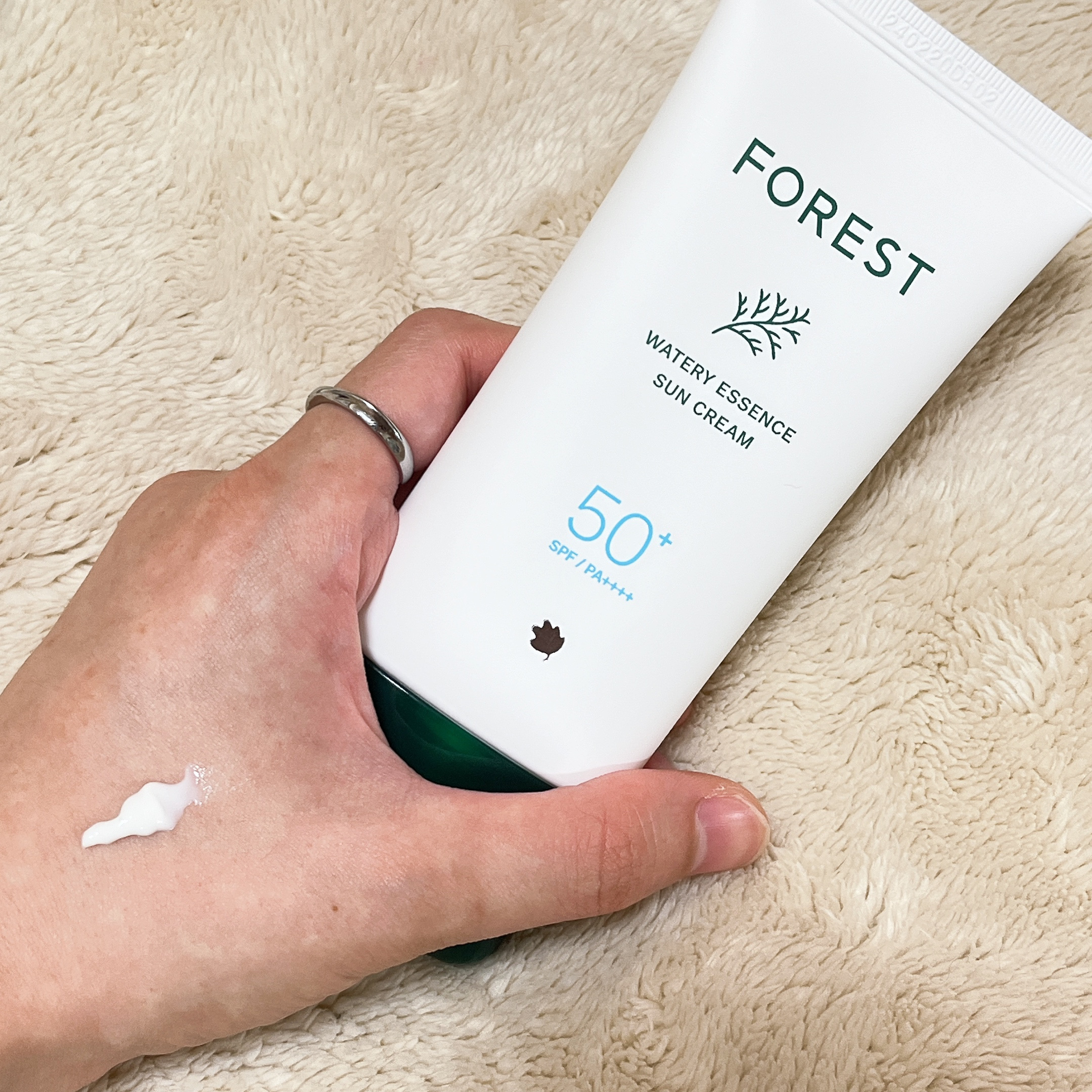フォレスト エッセンスサンクリーム/FoRest by Greenfinger/日焼け止めローションを使ったクチコミ（2枚目）