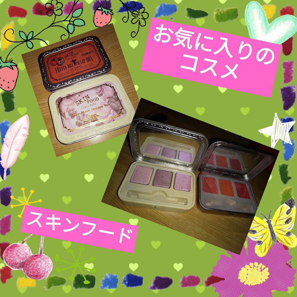 シュガーブルームシャドーボックス/SKINFOOD/アイシャドウパレットを使ったクチコミ（1枚目）