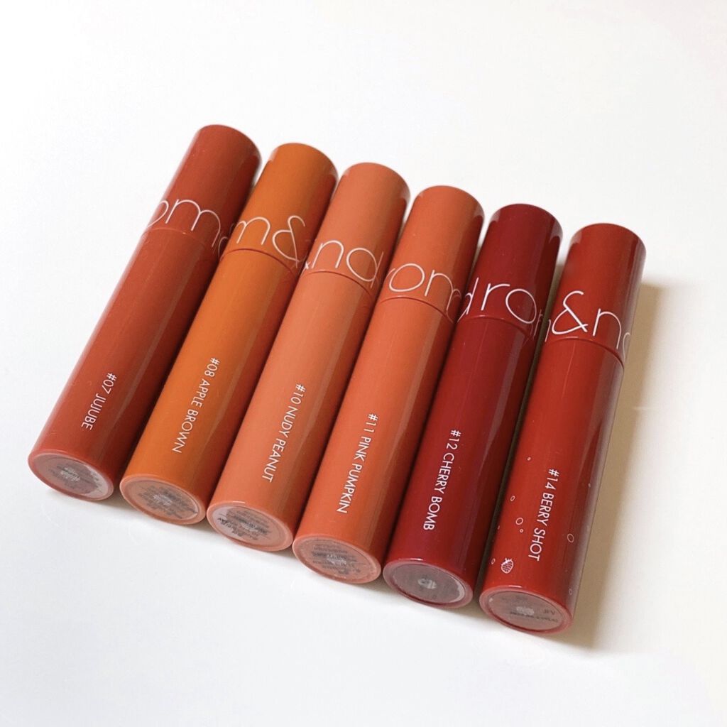 ジューシーラスティングティント/rom&nd/リップティントを使ったクチコミ（1枚目）