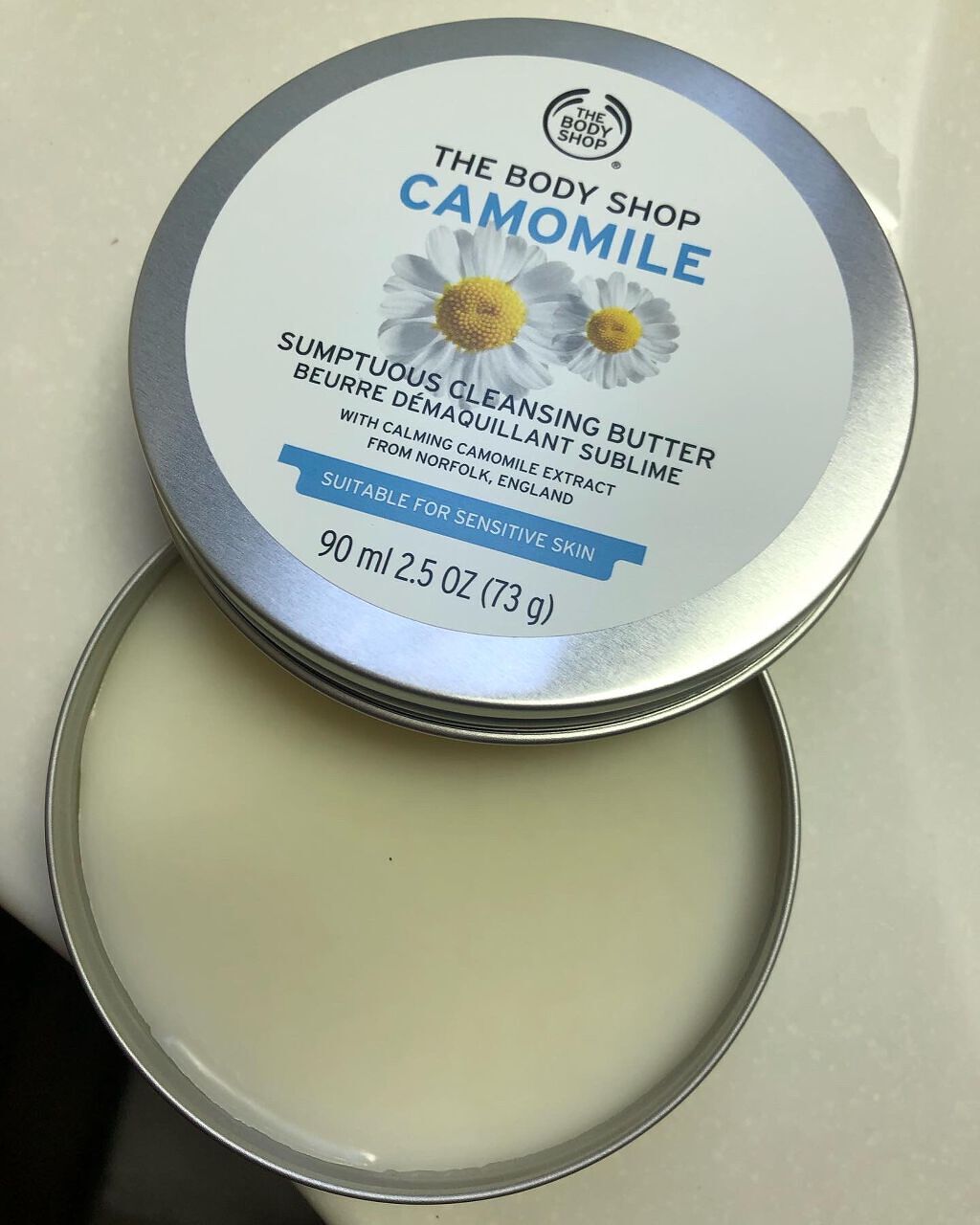 カモマイル サンプチュアス クレンジングバター/THE BODY SHOP/クレンジングバームを使ったクチコミ（1枚目）