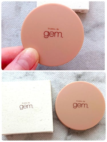 gemini glow highlight/la peau de gem./ハイライトを使ったクチコミ（3枚目）