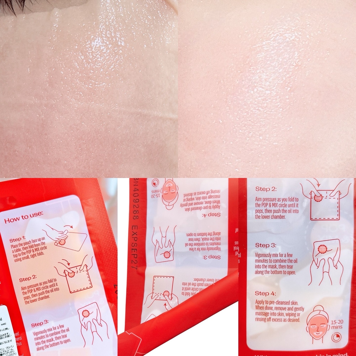 フレッシュブレンド オイル＋ シートマスク/trilogy/シートマスク・パックを使ったクチコミ（2枚目）