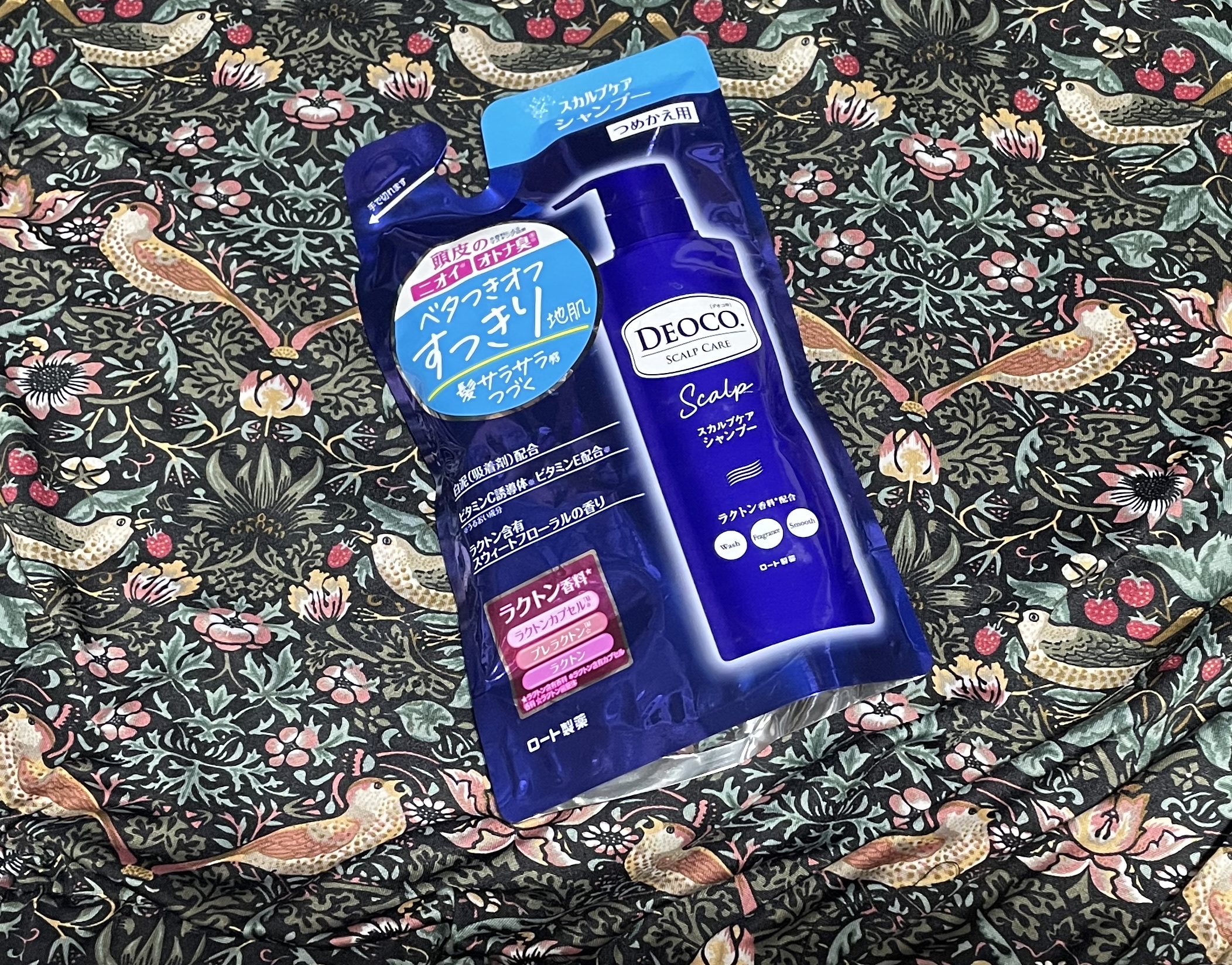 デオコ スカルプケアシャンプー/コンディショナー シャンプー詰替（370ml）/DEOCO(デオコ)/市販シャンプーを使ったクチコミ（1枚目）