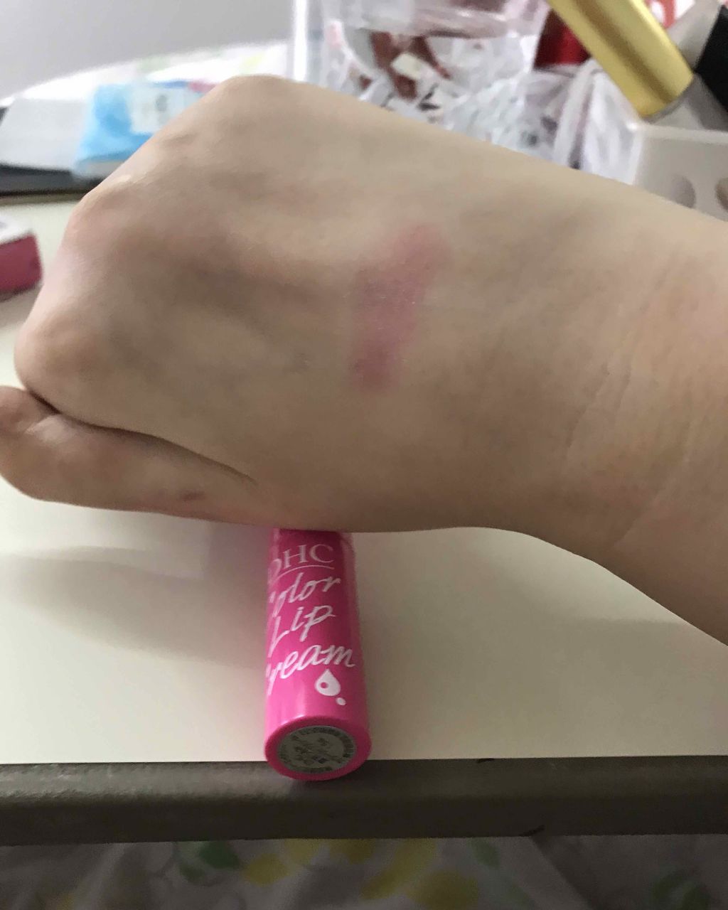 濃密うるみカラーリップクリーム/DHC/リップクリームを使ったクチコミ(3枚目)