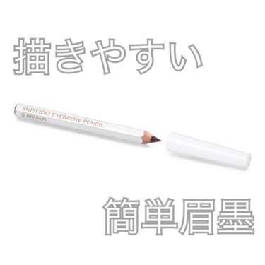 眉墨鉛筆 2 ダークブラウン/SHISEIDO/アイブロウペンシルを使ったクチコミ（1枚目）