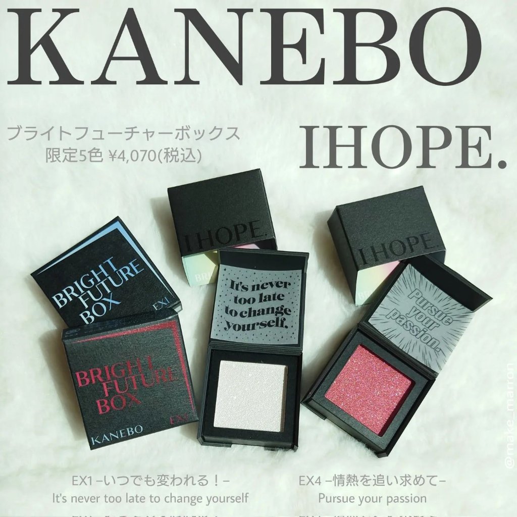 ブライトフューチャーボックス EX3 Only you can play the leading role/KANEBO/単色アイシャドウを使ったクチコミ（1枚目）