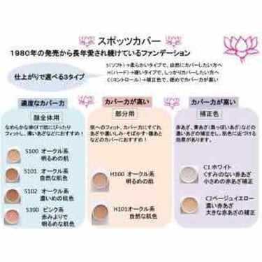 スポッツカバー ファウンデイション/SHISEIDO/クリームコンシーラーを使ったクチコミ（2枚目）