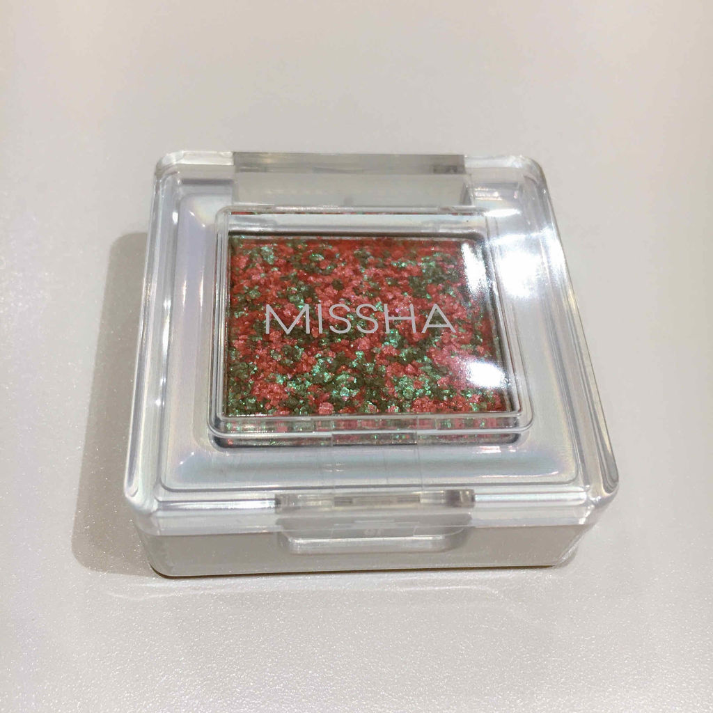 グリッタープリズム シャドウ/MISSHA/グリッターを使ったクチコミ（2枚目）