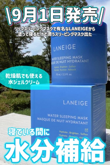 ウォータースリーピングマスク/LANEIGE/フェイスクリームを使ったクチコミ（1枚目）