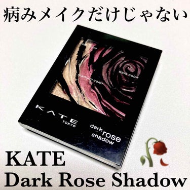 こんばんは！日々投稿できる人…本当にすごいです…💦

今回投稿するのは季節外れかもしれませんがKATEのdark rose shadowです！
基本黒い服が好きで、夏でもモノトーンの多いあたしは夏でも赤