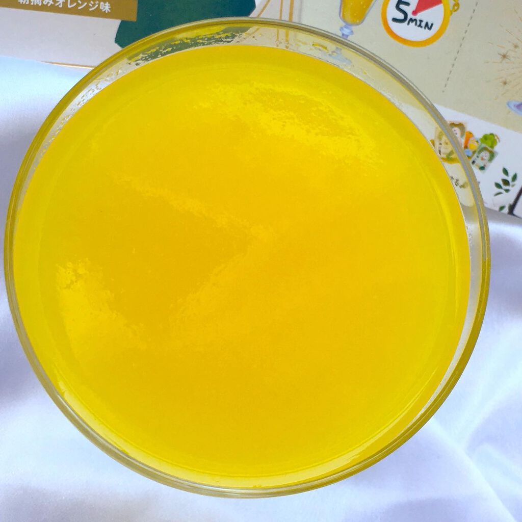 hgmi(はぐみぃ)朝摘みオレンジ味/さくらの森/美容ドリンクを使ったクチコミ(7枚目)