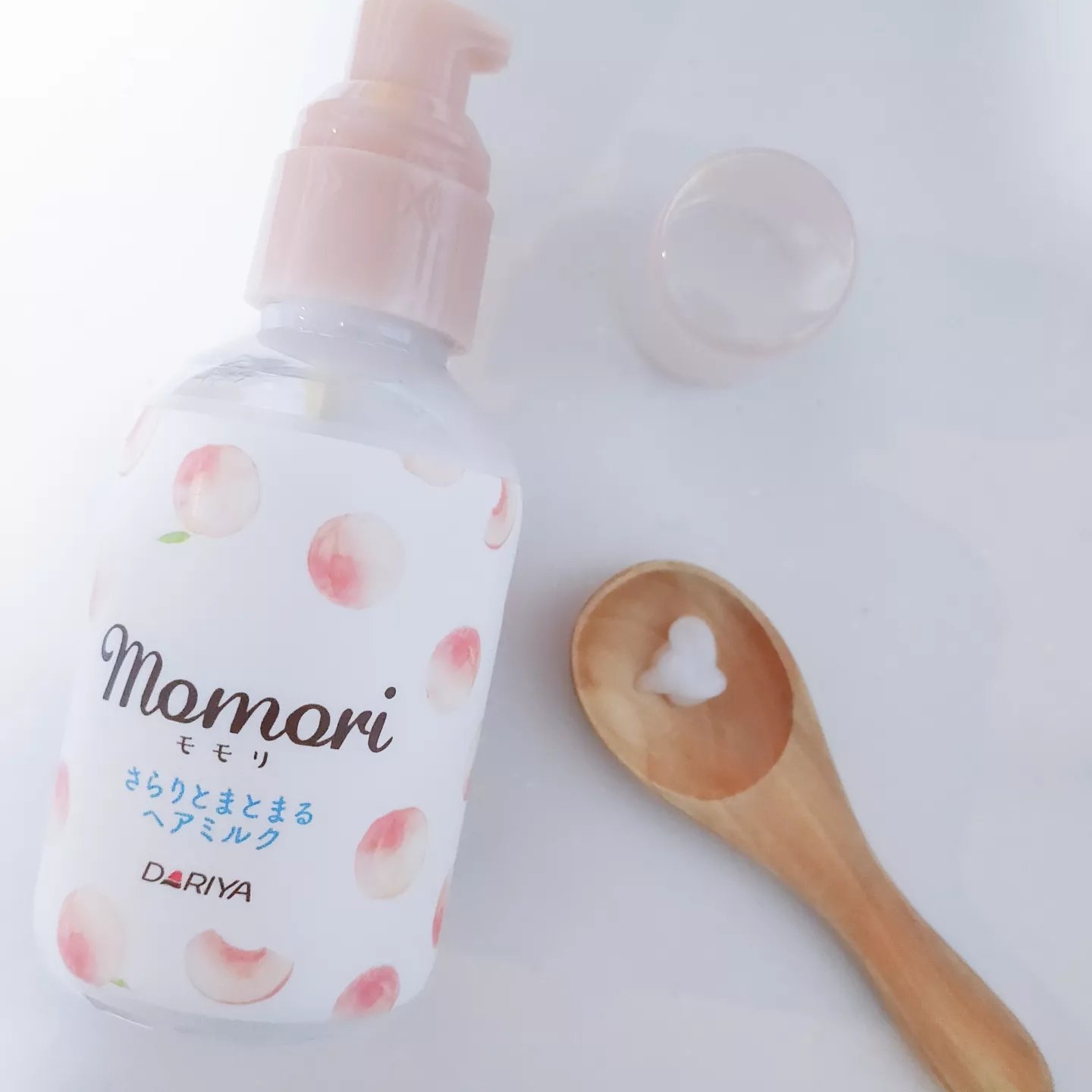 さらりとまとまるヘアミルク/モモリ/ヘアミルクを使ったクチコミ（2枚目）